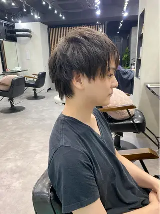 ショート メンズ 半個室メンズ カット🥕羽鳥淳妃のヘアスタイル