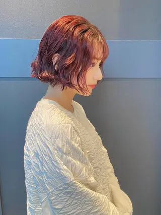 ショート カラー パーマ mai / linoah˚✧のヘアスタイル