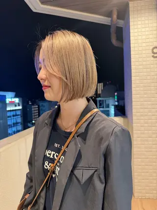 ショート カラー メンズ特化 パーマ/オザワのヘアスタイル