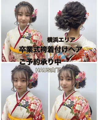 ロング あやかショート 白髪ぼかしのヘアスタイル