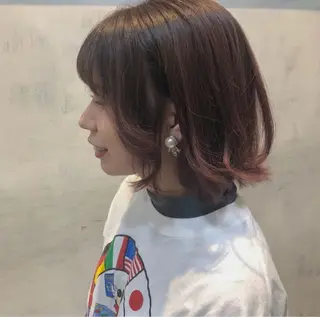 ミディアム かわの ひとしのヘアスタイル