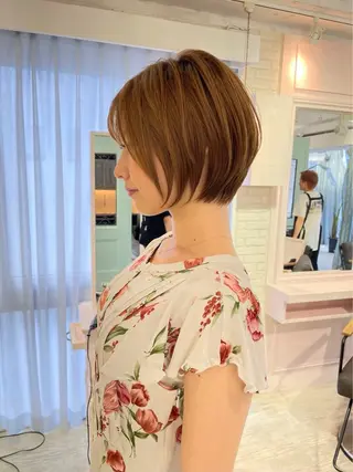 ショート 博多ベージュ 🐻松井傑のヘアスタイル