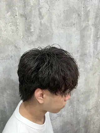 パーマ 🇰🇷ダウンパーマ 毛流れヘア🪽藤原のヘアスタイル