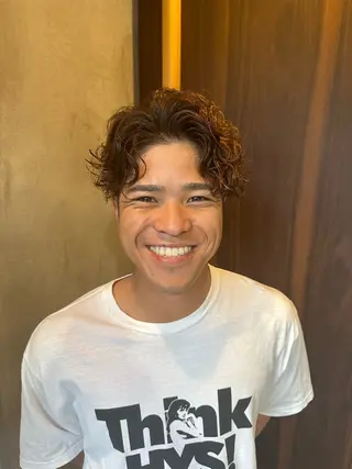 メンズ 髪質改善|縮毛矯正 ◎店長◎Keitaのヘアスタイル