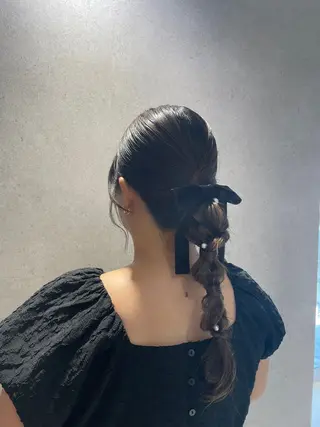 ロング ヘアアレンジ アレンジ/カラー トリートメントNaoのヘアスタイル