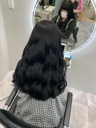 ロング カラー leben serikaのヘアスタイル