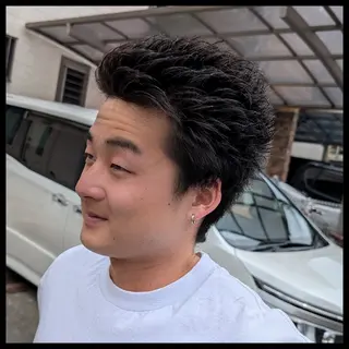 ショート 今井 杏星 【フェー ド/セット/パーマ】のヘアスタイル