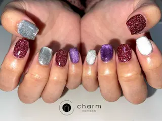 ネイル ネイルルーム チャームのネイルデザイン