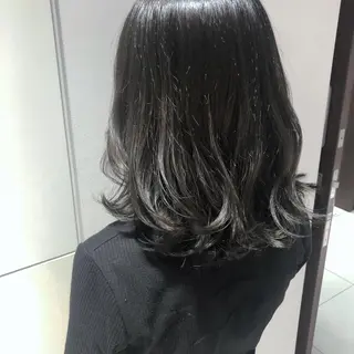 セミロング カラー 韓国風ヘア 🇰🇷清水しいなのヘアスタイル