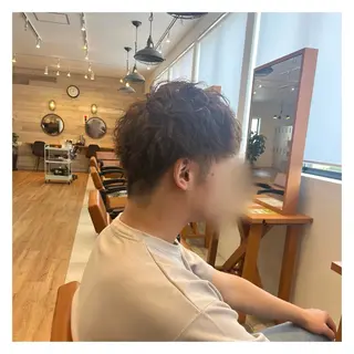 パーマ メンズ 北上 春華のヘアスタイル
