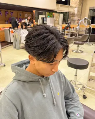 メンズ メンズパーマ特化 ふうきのヘアスタイル