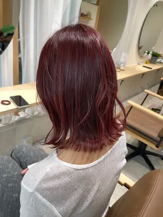 セミロング 阪倉 美玲のヘアスタイル