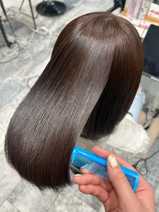 ミディアム カラー ヘアアレンジ /カラー和田茉日琉のヘアスタイル