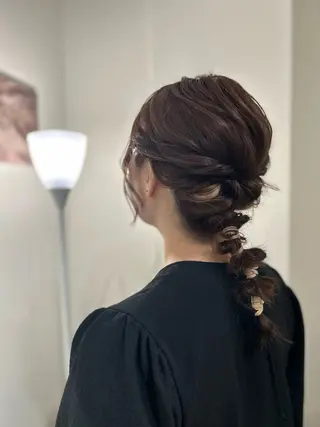 ヘアアレンジ make room Blissのヘアスタイル