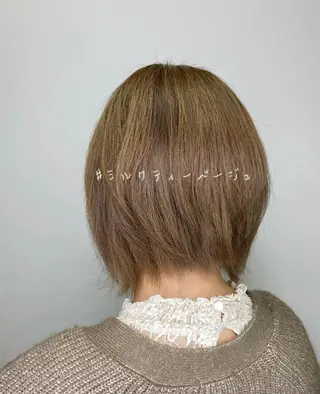ショート カラー ヘアアレンジ 川上 麻梨阿のヘアスタイル
