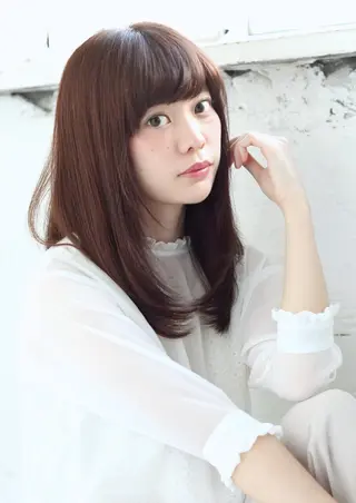 ミディアム セミロング カラー TOPstylist ✂️フセケイタ✂️のヘアスタイル