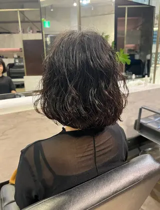ミディアム パーマ 松井美樹/似合わせ ガーリー・韓国のヘアスタイル