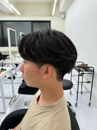 パーマ メンズ little石川 秀のヘアスタイル