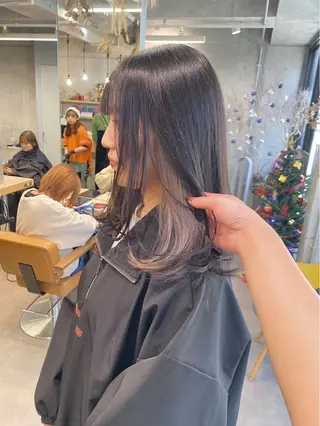 ロング カラー 透明感/艶カラー/ 暖色/ゆな🫧のヘアスタイル