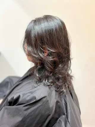 ロング カラー パーマ 小野 ふみこのヘアスタイル