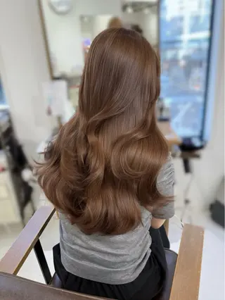 ロング カラー 韓国ヘア×髪質改善 /yoshikaのヘアスタイル