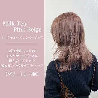 セミロング カラー 透明感・トレンドヘア 🫧齋藤拓未🫧のヘアスタイル