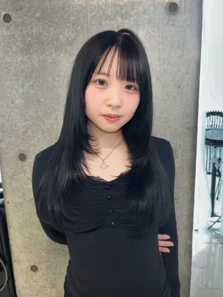 ロング ️💜akari💜 ハイトーン/レイヤーのヘアスタイル