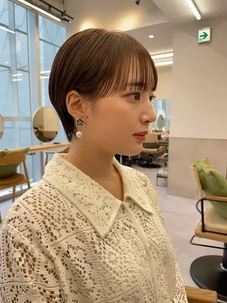 ショート ゆい 似合わせカットのヘアスタイル