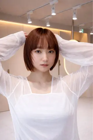 ミディアム 似合わせno.1💎 韓国ヘア特化まなかのヘアスタイル