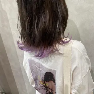 ミディアム カラー 坂井田 浩樹のヘアスタイル