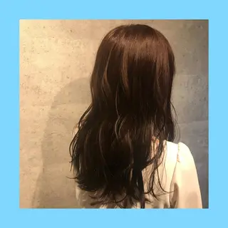 セミロング カラー ヘアメイクモデル 募集中💛kinoのヘアスタイル
