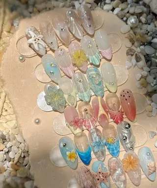 ネイル Horie 雪のネイルデザイン