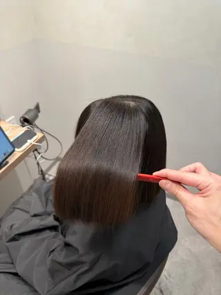 ミディアム SALOWIN 栄３丁目店所属・福田 修平💎 髪質改善/美髪矯正のヘアスタイル