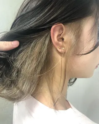 ミディアム カラー ヘアアレンジ 【池袋/スパイキー ショート】ⓝⓘⓜⓤのヘアスタイル