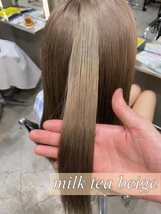 カラー 透明感カラー🌿 グレージュ🐺陽介のヘアスタイル