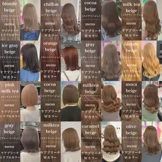 ミディアム カラー トレンドレイヤー No.1/KOHEIのヘアスタイル
