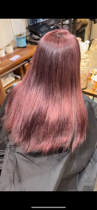 ロング カラー 毛谷 嘉明/ブリーチカラーのヘアスタイル