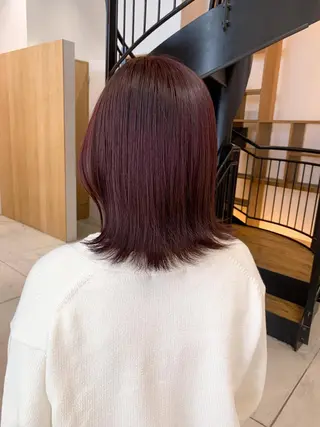 ショート カラー ヘアアレンジ yuka .のヘアスタイル