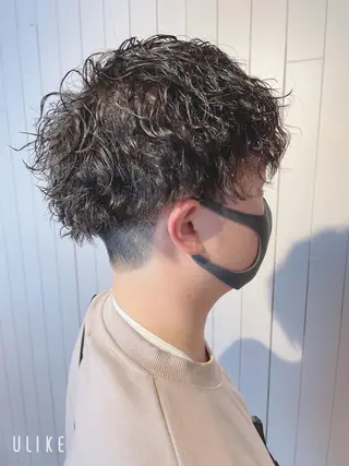 ショート パーマ メンズ ❣️モードケイズ塚口 和田一将のヘアスタイル