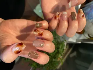 ネイル crystal ⭐︎ colorのネイルデザイン
