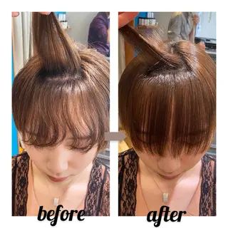 縮毛矯正/髪質改善 の専門家IKEのヘアスタイル