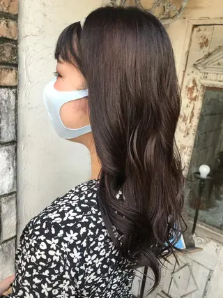 ロング カラー パーマ お任せヘア☘️☘️ 及川渚のヘアスタイル