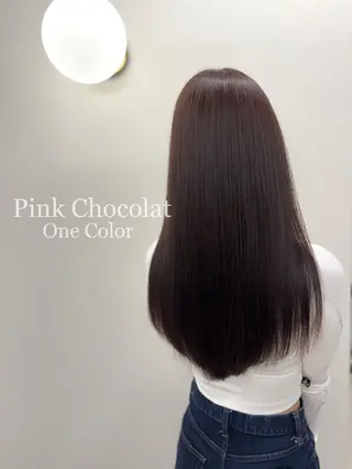 セミロング カラー ヘアアレンジ 二ヶ月綺麗なデザイン カット/星野六三四のヘアスタイル