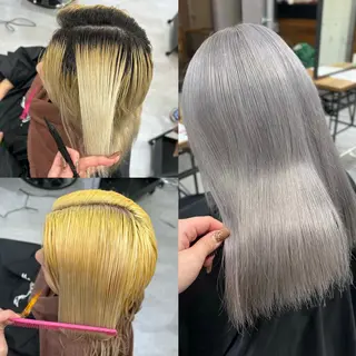 ロング カラー ショート/ウルフ カットモデル募集のヘアスタイル
