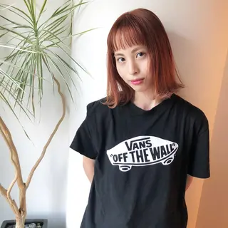 ミディアム くせ毛×ショート 上岡勇祐のヘアスタイル