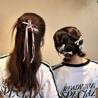 ヘアアレンジ Miku 🦔 / ヘアセットのヘアスタイル
