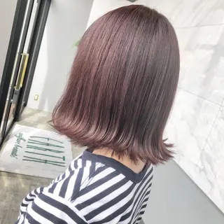 ミディアム カラー ヘアアレンジ yoshino yukoのマツエク・マツパデザイン