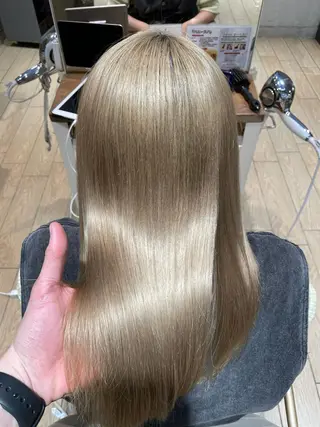 ミディアム カラー 美髪/髪質改善 川口凌弥のヘアスタイル