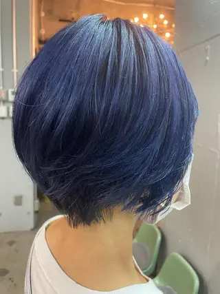 ショート カラー 🍀アレンジ簡単ヘア ☘️石田万里奈🍀のヘアスタイル