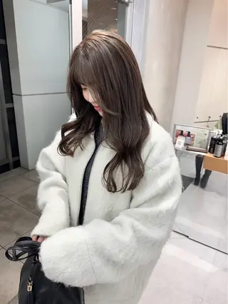 セミロング カラー メンズ特化美容師/ すなおのヘアスタイル